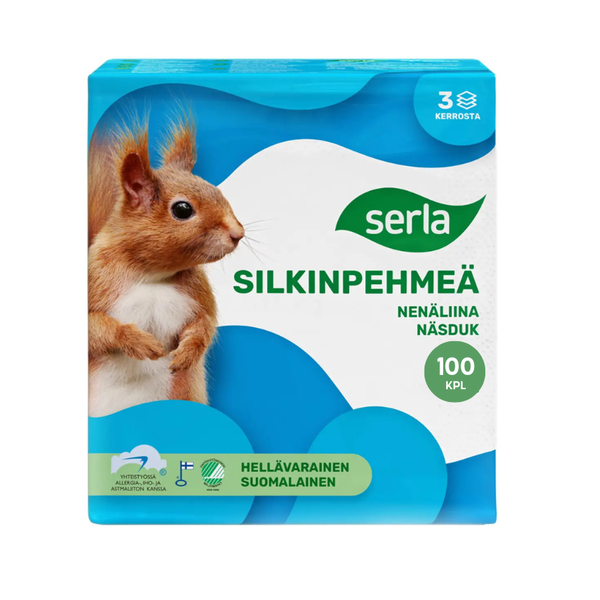 Serla Nen&auml;liina Silkinpehme&auml; 100 kpl/pkt