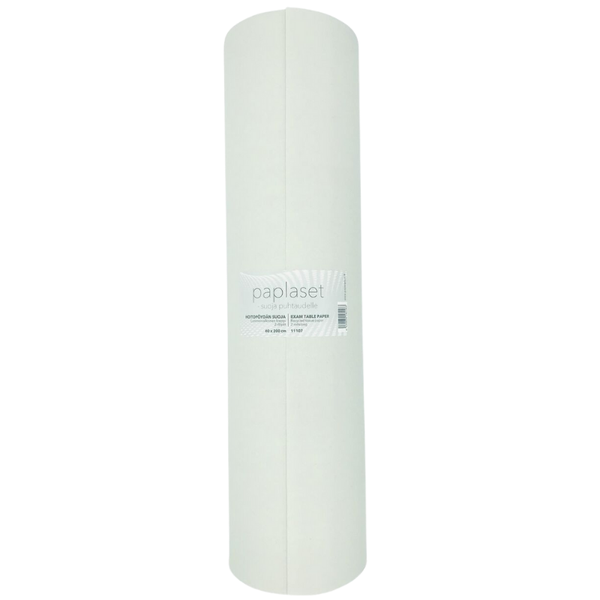 Paplaset Hoitopöydän Suoja 60 cm Kreppi Luonnonvalkoinen 200 m/rll