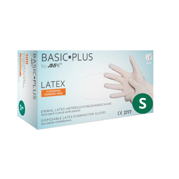 Lateksik&auml;sine (S) Basic-Plus, 100 kpl/ktl