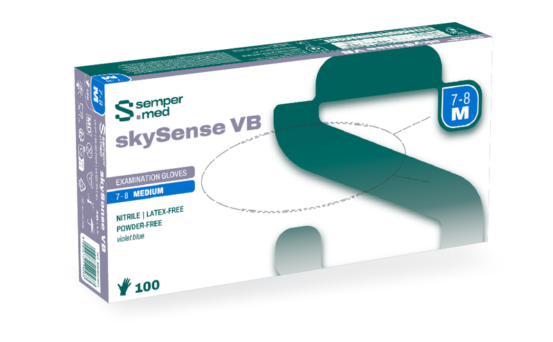 Nitriilik&auml;sine (M) Sempermed SkySense VB 100pack